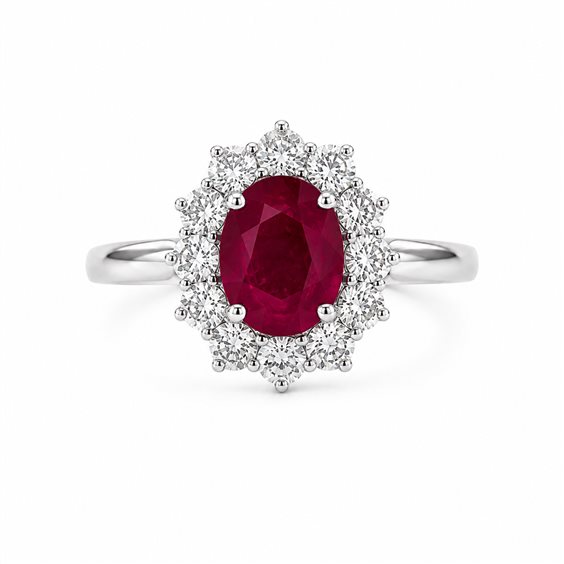 Anillo Crivelli Mujer in Oro blanco Rubino 2.04 Ct 326-AN-1000 - 326-AN-1000